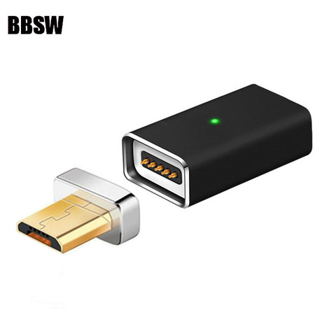 BBSW actualización adsorción imán adaptador Micro USB Cable de carga magnético Convertidor para SAMSUNG XIAOMI HUAWEI ASUS Android Teléfono ► Foto 1/6