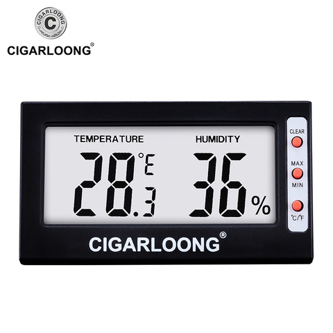 Higrómetro Digital para Humidor/armario, minimedidor de temperatura para interiores, CJ-0101 ► Foto 1/4