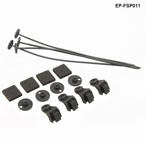 EPMAN-Montura Universal del radiador de plástico, Kit de montaje, correa de lazo de ventilador eléctrico, EP-FSP011 ► Foto 1/6