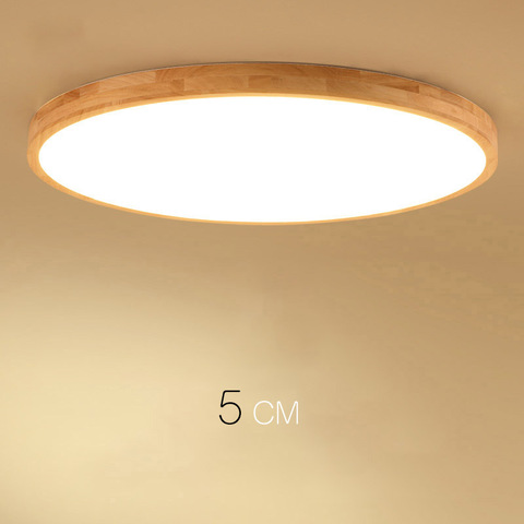 Lámpara de techo moderna de alta 5cm iluminación LED ultrafina de techo, lámparas de techo para la sala de estar candelabros de techo para la sala ► Foto 1/6