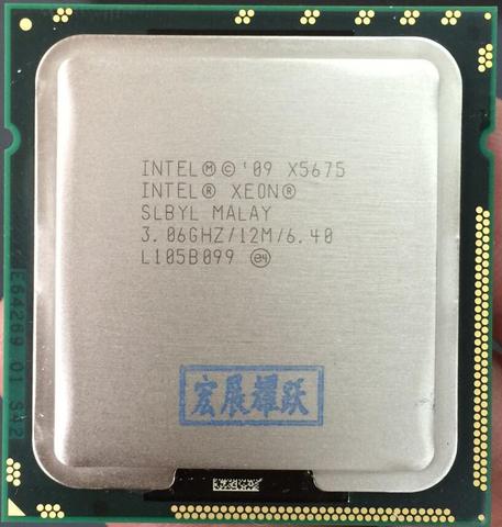 Procesador Intel Xeon X5675 (12M Cache 3,06 GHz 6,40 GT/s Intel QPI) LGA 1366 CPU del servidor ► Foto 1/2