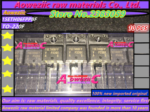 Aoweziic-diodo de recuperación rápida, 100% original VS-15ETH06FPPBF, 15ETH06FPPBF, 15ETH06FP, TO-220F, 15A, 600V ► Foto 1/2