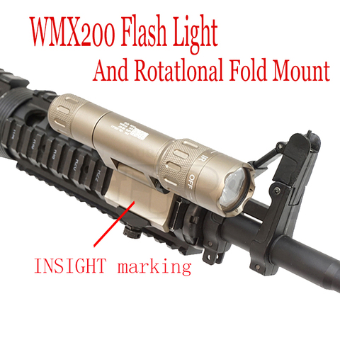 Element Night-Evolution-luz Flash WMX200, montaje plegable giratorio para caza (NE 08036) ► Foto 1/6