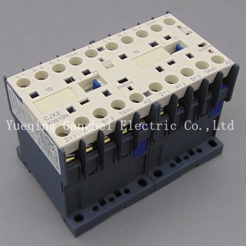 Contactor de inversión CJX2K1610N, interruptor de enclavamiento mecánico, voltaje 380V 220V 110V 36V 24V ► Foto 1/1