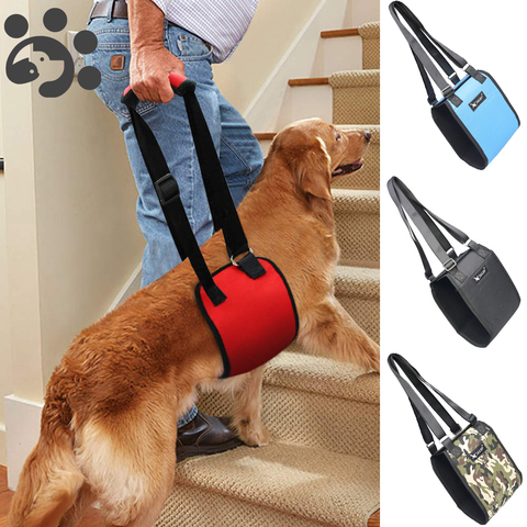 Arneses ajustables para perros grandes, soporte de elevación, chaleco para caminar, con asa, MP0005 ► Foto 1/6