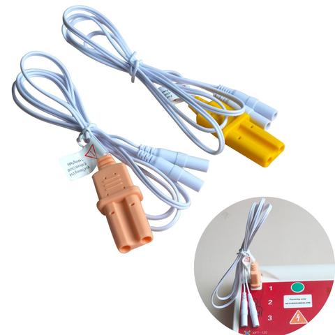 Cable a presión XFT portátil, electrodo de plomo, Cable de conexión con entrenador XFT AED y parches de entrenamiento AED, suministros de primeros auxilios para enseñanza ► Foto 1/6