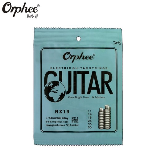 Orphee-cuerdas de guitarra eléctrica RX19 011-050, níquel, cuerda de aleación, tensión súper ligera, accesorios para guitarra ► Foto 1/6