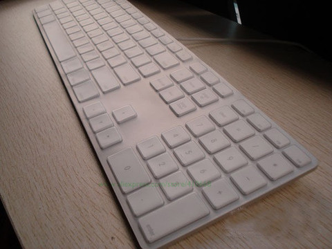 Cubierta protectora de teclado para iMac, cubierta con cable USB, Apple, A1243 MB110LL/B con teclado numérico, versión estadounidense, TPU, para iMac ► Foto 1/5