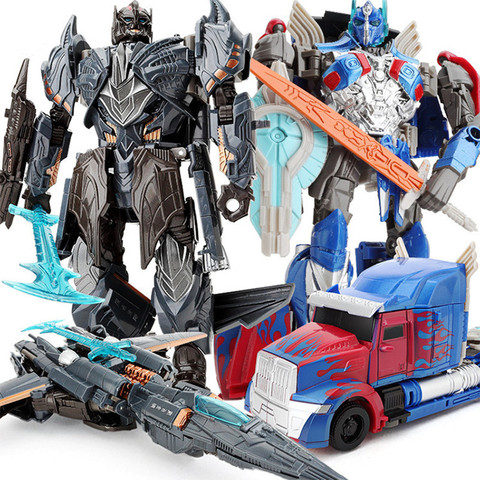 Figuras de acción de juguetes Transformers para niños  juguetes de plástico  mo 