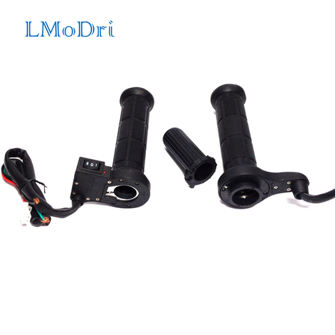 Lmodri 1 par motocicleta climatizada Grips ATV mango calentador moto 7/8 