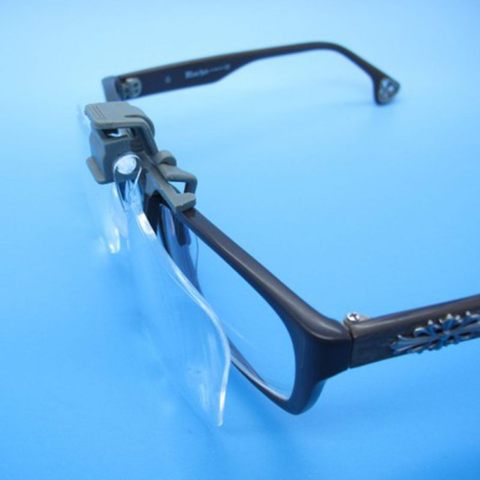 Lupa plegable con Clip y manos libres, lente HD, gafas precisas, para joyería, herramienta de reparación de relojes ► Foto 1/6