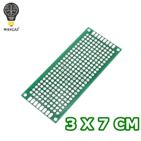 WAVGAT-placa de circuito Universal impresa, doble cara, prototipo PCB, bricolaje, 3x7cm ► Foto 1/1