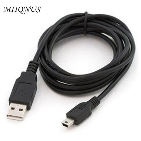 1 Uds 80/100 cm de longitud negro USB 2,0 A macho A Mini USB B macho Cable adaptador 5P OTG V3 Puerto adaptador Usb extensión Cable de carga ► Foto 1/6