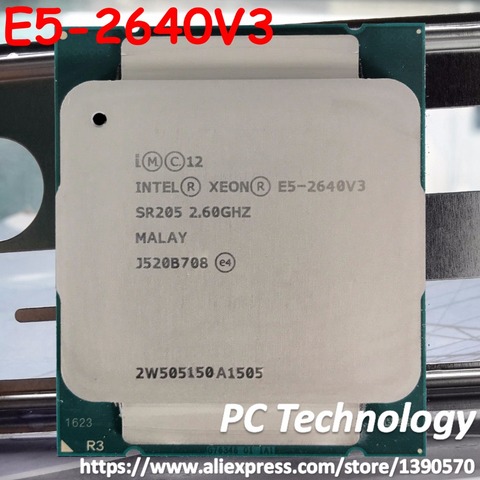 E5-2640V3 Original Intel Xeon versión OEM no es E5 2640V3 2,60 GHz 8-Core 20M LGA2011-3 90W E5-2640 V3 envío gratis E5 2640 V3 ► Foto 1/1