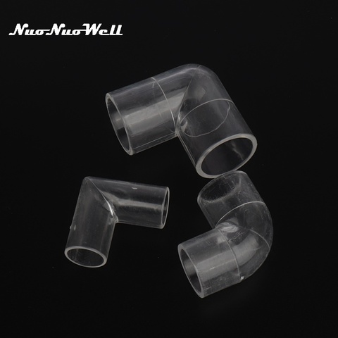 Conector acodado de tubo de agua para acuario, conector acodado acrílico transparente de 16mm, 20mm, 25mm, 90 grados, 1 Accesorios para tanque ► Foto 1/4