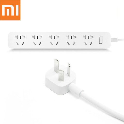 Original Xiaomi mi 5 toma de corriente enchufe de la tira de energía adaptador de energía eléctrica puerta de seguridad independiente con estera antideslizante ► Foto 1/6