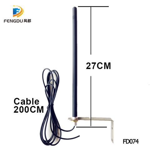 Antena exterior de buena calidad, 433,92 MHz, con Cable RG174, 2M, Envío Gratis ► Foto 1/3