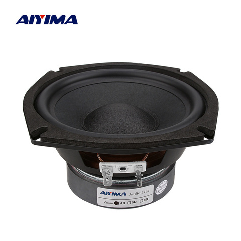 AIYIMA-Subwoofer de 5,25 pulgadas para cine en casa, controlador de sonido de 4, 8 Ohm, 120W, columna de altavoz Hifi, altavoz de música, 1 ud. ► Foto 1/6