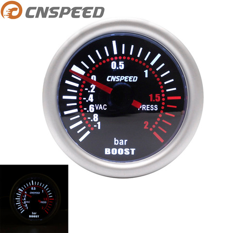 CNSPEED Auto Turbo Boost Gauge-1 ~ 0 ~ 2 BAR 2 