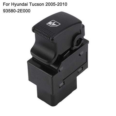 Interruptor elevador de ventana de potencia única de plástico para Hyundai Tucson 2005-10 93580-2E000 ► Foto 1/4