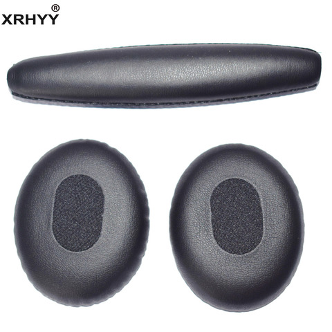 XRHYY-almohadillas para los oídos de reemplazo negro, almohadillas para los oídos, juego de cojín de espuma para Bose QC3 QC 3, auriculares en la oreja/OE ► Foto 1/6