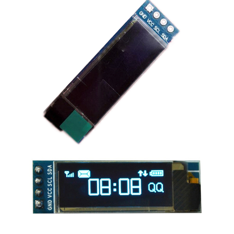 Gotek-Módulo de pantalla LCD OLED I2C, 0,91 