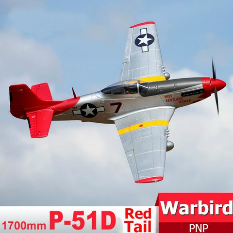 Avión teledirigido FMS, 1700MM, 1,7 M, P51, P-51D, Mustang, 6S, 6 CANALES, EPO, PNP, gran escala, modelo de avión, Avion, Hobby ► Foto 1/6