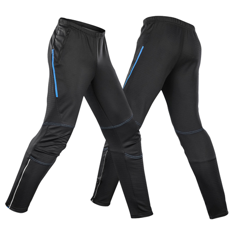 Pantalones de ciclismo impermeables para hombre, chaleco térmico de lana para bicicleta de invierno, pantalones deportivos para correr, chaleco para bicicleta ► Foto 1/6