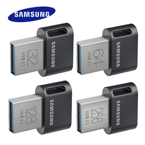 SAMSUNG-unidad Flash USB 3,1 FITplus, 32GB, 200 MB/s, 64GB, 300 MB/s, mini lápiz de memoria USB 128GB, 256GB, 400 MB/s ► Foto 1/6