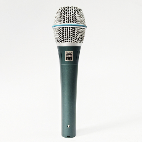 Beta87a de karaoke con cable micrófono dinámico bm800 beta sm 58 57 beta87c vocal en la iglesia PC cantando micrófono mike ► Foto 1/6