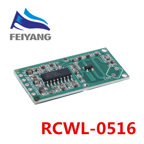 RCWL-0516 Módulo de sensor de radar de microondas humanos detección de movimiento interruptor módulo inteligente sensor ► Foto 1/2