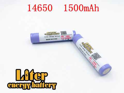 Batería de energía de 3,7 V, 1500mAh, 14650 DE ALTO drenaje, para imr14650 power ► Foto 1/5