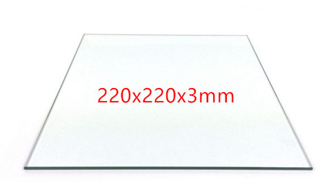 Smartrap-impresora 3D, placa de construcción de vidrio borosilicato/placa de vidrio templado para cama caliente MK2 /MK3, 220x220mm ► Foto 1/3