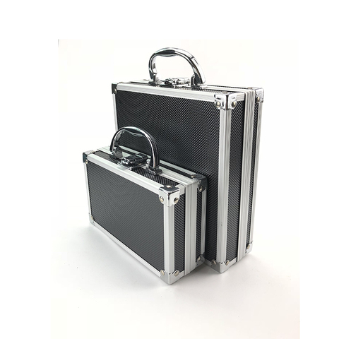 Caja de Herramientas de aleación de aluminio casa caja de almacenamiento portátil de viaje maleta de equipaje organizador caso herramientas ► Foto 1/6