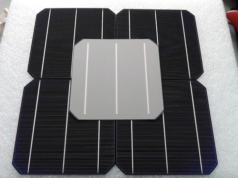 10 Uds 4,8 W 0,5 V 20% grado de eficiencia A 156*156 MM célula Solar de silicio monocristalino fotovoltaico 6x6 para Panel Solar ► Foto 1/4