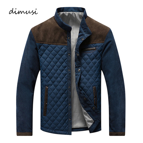 DIMUSI-Chaqueta informal de otoño para hombre, cortavientos entallado, ropa de calle para hombre, prendas de béisbol Anorak, ropa 5XL ► Foto 1/5