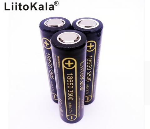 100% Original LiitoKala Lii-35A 18650, 3500 mAh batería recargable 3,7 V baterías de Li-Ion para Sanyo 18650 batería/UAV ► Foto 1/5