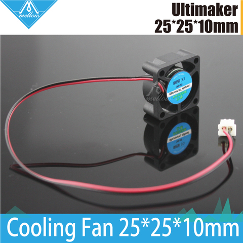 3d impresora 25*25*10mm 2510 ventilador bien extrusora pequeño ventilador 2-de 12V 12V/24 Ultimaker 2 + UM2 + extendida Olsson bloque kit/Makerbot ► Foto 1/6