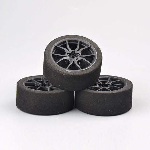 Juego de accesorios para coches de carreras HSP HPI 1/10, de 12mm, con borde de la rueda del neumático, 4 Uds. ► Foto 1/6