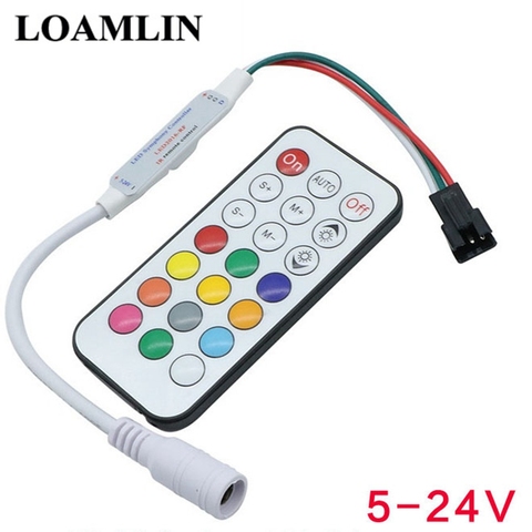 Controlador RF de 21 teclas, Controlador LED RGB mágico con Control remoto, Mini Smd para tira LED WS2812B WS2811 ► Foto 1/6