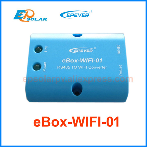 EPEVER-controlador solar con WIFI y bluetooth para teléfono móvil, eBox-WIFI-01, medidor remoto, sensor de temperatura, eBox-BLE-01, MT50, eLog01 ► Foto 1/6