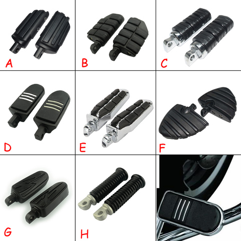 Reposapiés de clavija para motocicleta Harley Iron XL, 883, 1200, Touring, personalizado, Dyna, Softail, Honda, 10mm ► Foto 1/6