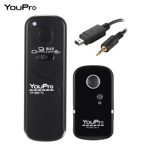 YouPro YP-860 DC2 2,4G inalámbrico mando con Control remoto transmisor de lanzamiento receptor de 16 canales para Nikon D750 D7100 DSLR cámara ► Foto 1/6