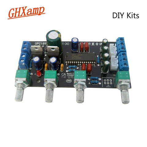 GHXAMP UPC1892 preamplificador Placa de Control de tono Kits de amplificadores de altavoz DIY Mini Preamp graves triples ajuste 100x48 cm ► Foto 1/6