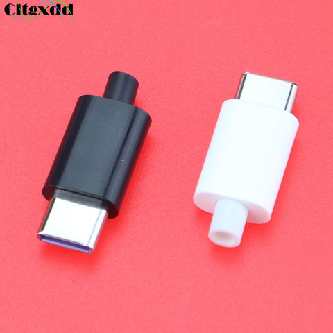 CLTGXDD-conector de cable soldado de carga y datos, enchufe macho de soldadura tipo C, USB tipo C, 1 unidad ► Foto 1/6