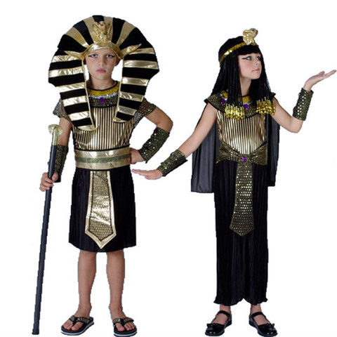 Disfraces de princesa egipcia para Halloween, disfraz de Cleopatra para niños y niñas ► Foto 1/6
