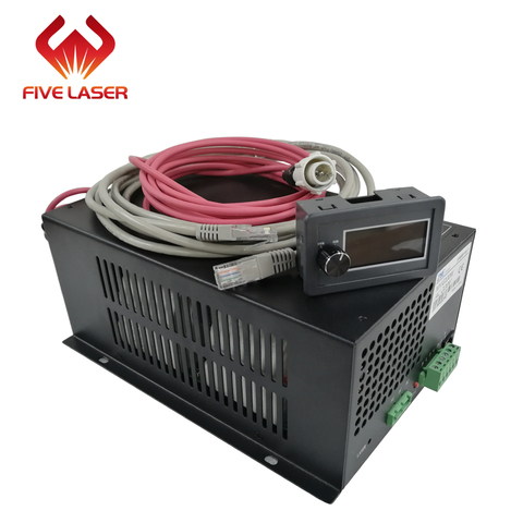 Máquina de corte láser usada, 80w, 100w, Zhenyu ZYE, fuente de alimentación láser MYJG100W con pantalla LCD, medidor de corriente ► Foto 1/1