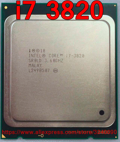 Procesador Intel Core i7 i7 3820 i7-3820, CPU de sobremesa de cuatro núcleos, 3,60 GHZ, 10MB, 32nm, LGA2011, Envío Gratis ► Foto 1/1