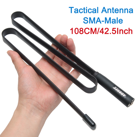 Antena táctica plegable para Walkie Talkie TYT MD-380 Wouxun KG-UV9D Plus, VHF, UHF, 2022/144 Mhz, 430 ► Foto 1/6