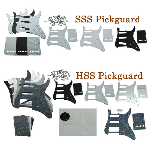 Kaish HSS/SSS golpeadores y placa trasera con tornillos para Yamaha PACIFICA ► Foto 1/6
